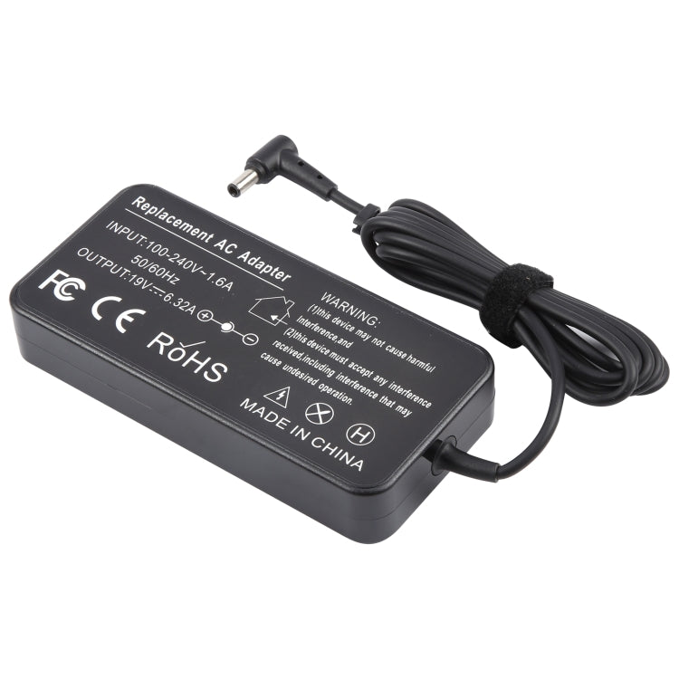 120W 19V 6.32A Laptop Notebook Power Adapter For ASUS 6.0 x 3.7, EU Plug, US Plug, UK Plug, AU Plug