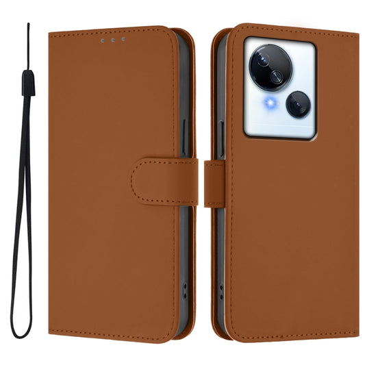 Skin Feel Solid Color Leather Phone Case with Lanyard, For Tecno Spark 10 5G, For Tecno Spark 10C / 10 4G, For Tecno Spark 10 Pro 4G, For Tecno Camon 19 / 19 Pro 5G, For Tecno Pova 4 Pro