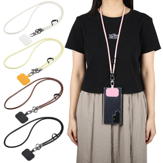 Leather Crossbody Phone Lanyard Anti-lost Long Lanyard