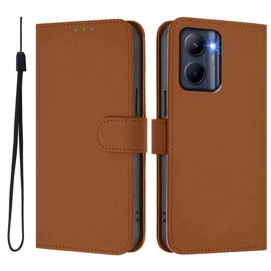 Skin Feel Solid Color Leather Phone Case with Lanyard, For Realme C33 Global, For Realme 10T 5G / 10s 5G, For Realme GT3 5G / GT Neo 5 240W, For Realme 10 Pro 5G, For Realme 10 Pro+ 5G