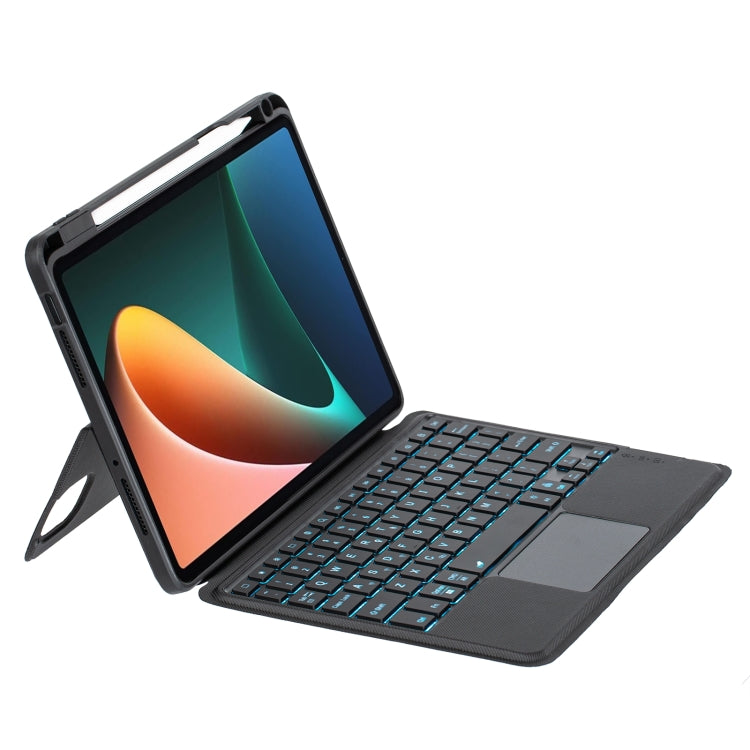 Detachable Backlit Bluetooth Keyboard Leather Case with Touchpad