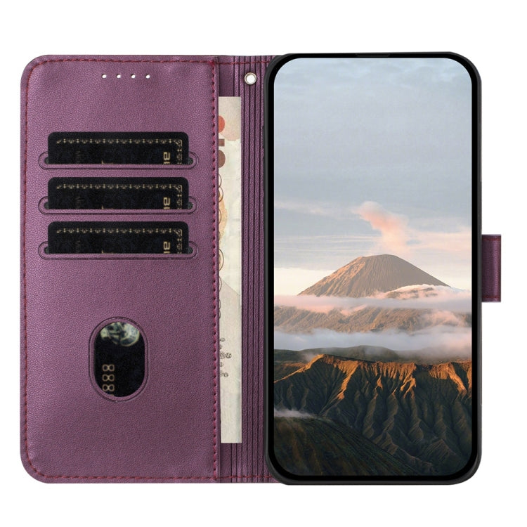 Triangle Pattern Buckle Clasp Leather Phone Case