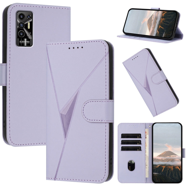 Triangle Pattern Buckle Clasp Leather Phone Case, For Tecno Camon 20 Premier, For Tecno Camon 20 / Camon 20 Pro 4G, For Tecno Spark 10C, For Tecno Spark 10 4G, For Tecno Spark Go 2023, For Tecno Spark 10 Pro, For Tecno Pova 4, For Tecno Pova 2