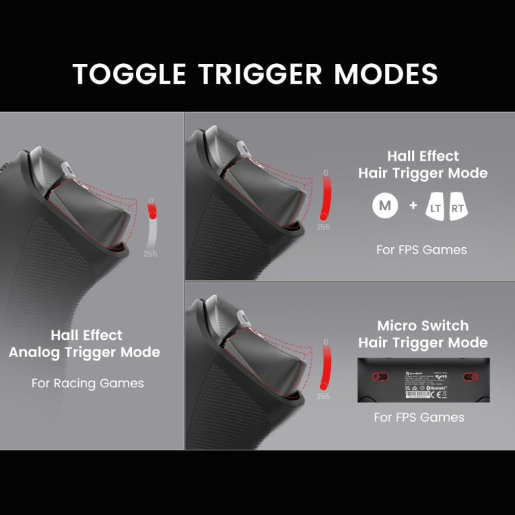 GameSir T3 Pro Nine-Tailed Fox Wireless Bluetooth Game Controller, T3 Pro