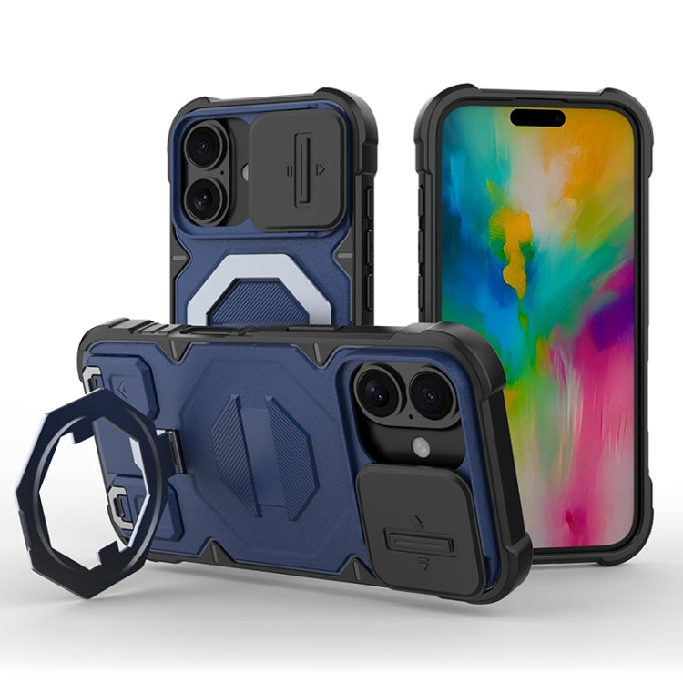 Camera Shield Armor MagSafe Holder Phone Case with Strap