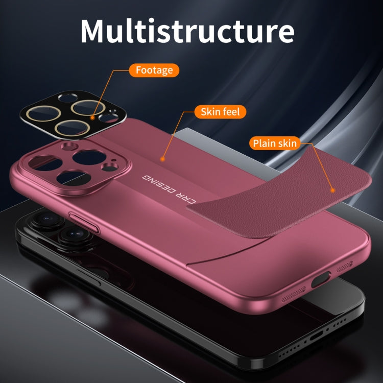 Vegetarian Leather Series Skin Feel Full Coverage Phone Case, For iPhone 12 Pro Max, For iPhone 12 Pro, For iPhone 11 Pro Max, For iPhone 11