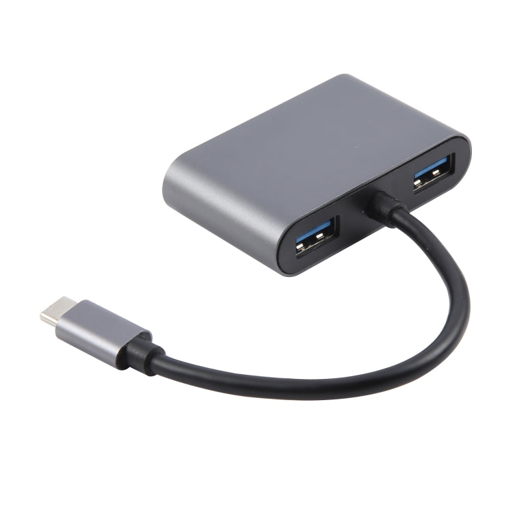 4 in 1 USB-C / Type-C 3.1 to RJ45, PD and USB x 2 Ethernet Adapter Cable, 4 in 1