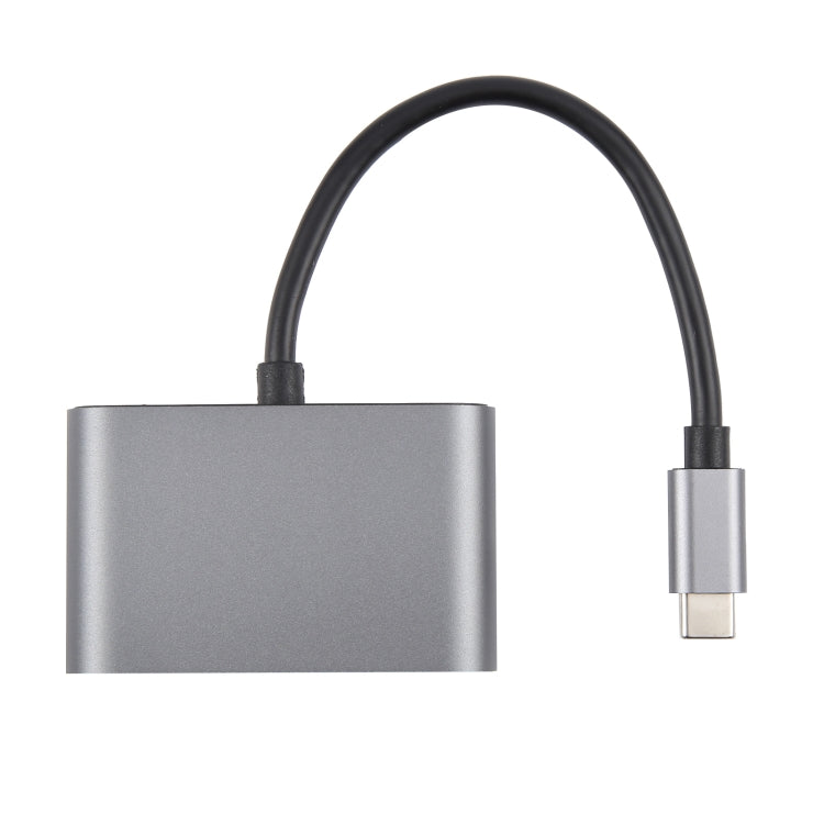 4 in 1 USB-C / Type-C 3.1 to RJ45, PD and USB x 2 Ethernet Adapter Cable, 4 in 1