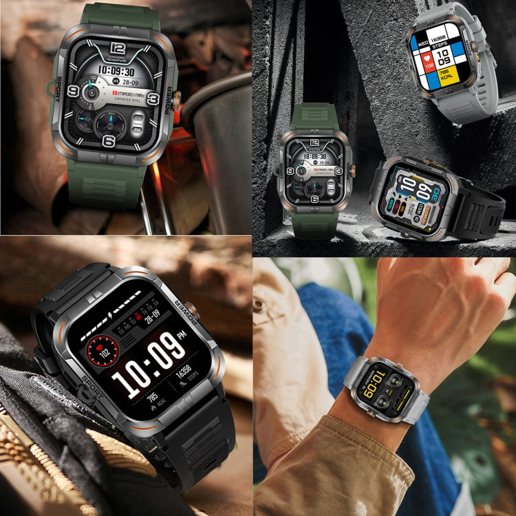 ZW69 1.97 inch AMOLED Outdoor Sports BT Call Smart Watch, Blood Oxygen / Heart Rate / Remote Photography / Sleep monitoring