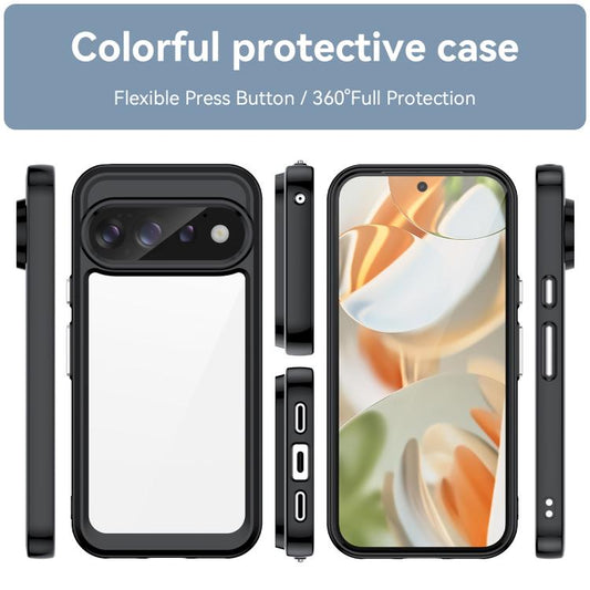Colorful Series Acrylic Hybrid TPU Phone Case, For Google Pixel 11, For Google Pixel 11 Pro, For Google Pixel 10a, For Google Pixel 10 Pro XL, For Google Pixel 10 Pro, For Google Pixel 10, For Google Pixel 9a