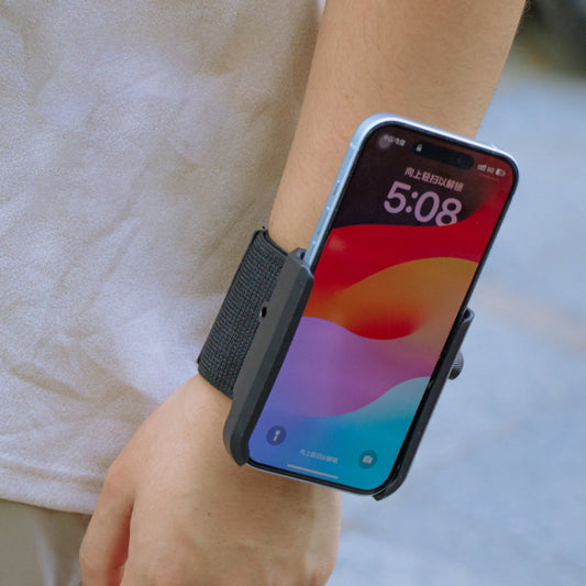 Elastic Wristband Hands Free Phone Clamp Holder, 24cm, 38cm, 24cm + 38cm