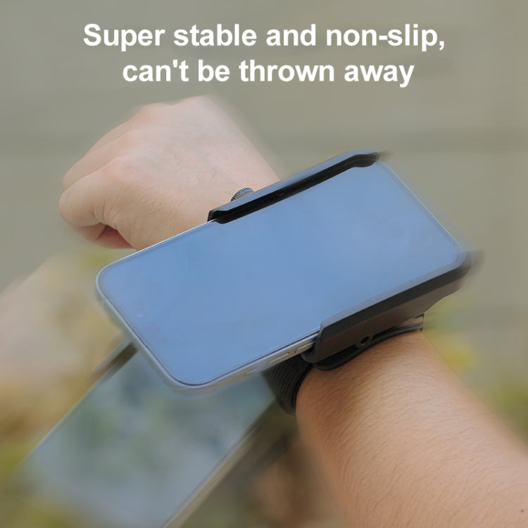 Elastic Wristband Hands Free Phone Clamp Holder, 24cm, 38cm, 24cm + 38cm