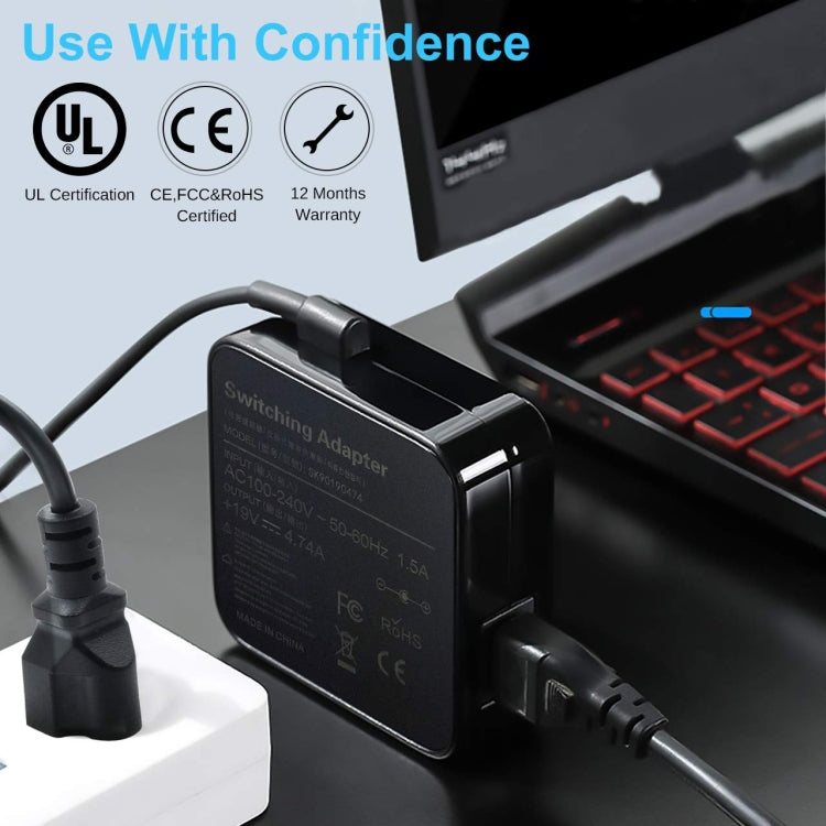 19V 4.74A 90W Laptop Notebook Power Adapter For Asus 5.5 x 2.5, EU Plug, US Plug, UK Plug, AU Plug