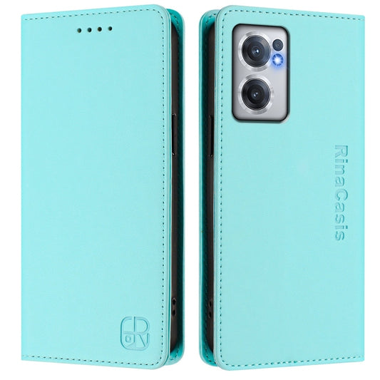 RC01 Dual-Folded Magnetic Suction RFID Leather Phone Case, For OnePlus Nord CE 2 5G, For OnePlus 10 Pro, For OnePlus Nord N20 5G, For OnePlus 9R / OnePlus 8T, For OnePlus Nord CE 5G, For OnePlus Nord 2 5G, For OnePlus 9 Pro, For OnePlus 9