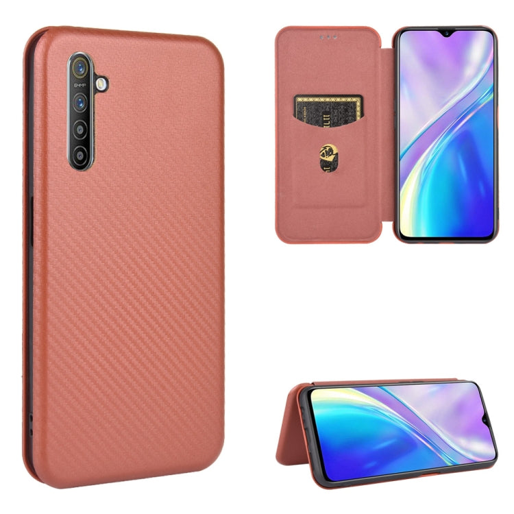 Carbon Fiber Texture Magnetic Horizontal Flip TPU + PC + PU Leather Case with Card Slot, For OPPO Reno4 4G, For OPPO Reno4 5G, For OPPO Reno4 Pro 4G, For OPPO Rnoe Ace, For OPPO Realme 5 Pro / Realme Q, For OPPO Realme 5 / Realme 5s, For OPPO Realme 6 ...
