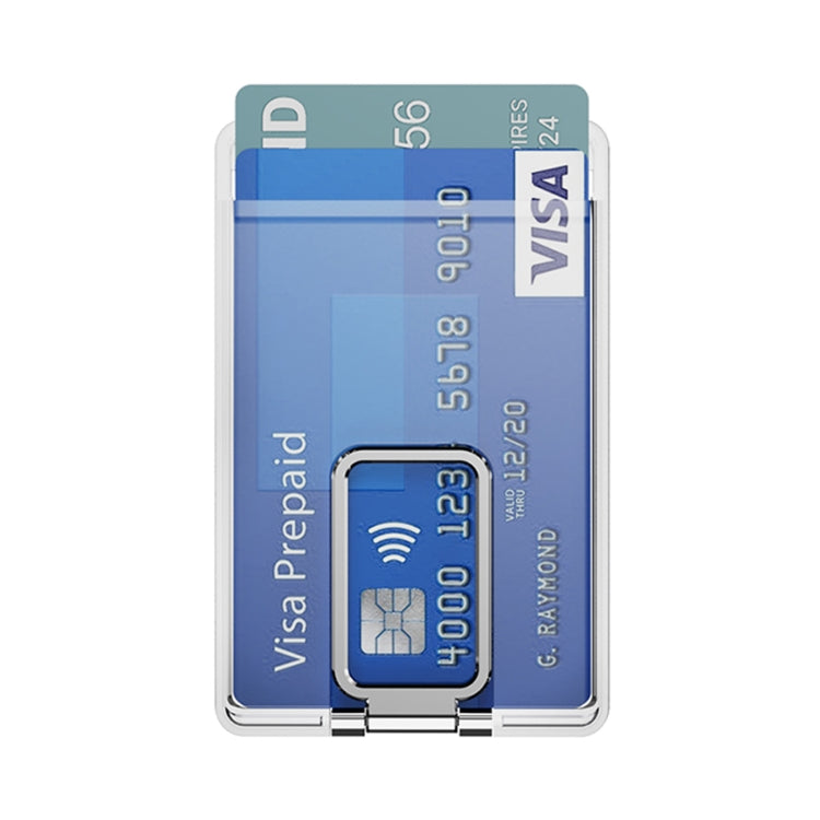 Skin Feel PC Magnetic Card Bag with Holder