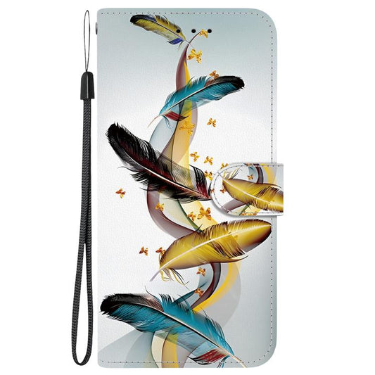 Crystal Texture Colored Drawing Leather Phone Case, For Redmi K70E / Poco X6 Pro, For Redmi Note 13 Pro 5G, For Redmi Note 13 5G, For Redmi Note 13 Pro+ 5G, For Redmi 12 4G / 5G / Poco M6 Pro