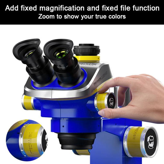 Mechanic Mic3 7X-50X CTV 0.45X Trinocular Stereo Microscope