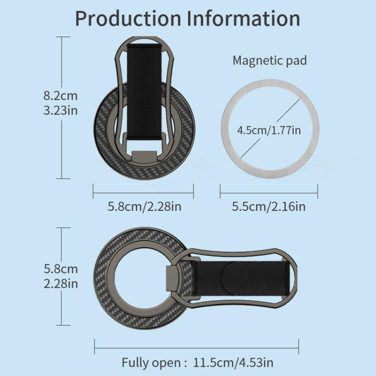 Multifunctional Wristband Folding Magnetic Ring MagSafe Phone Holder