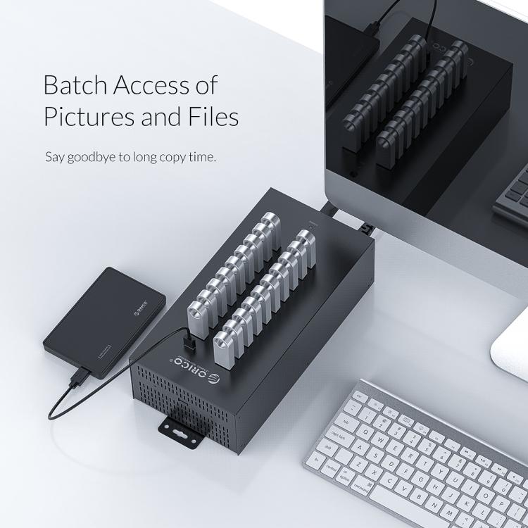 ORICO IH20P Industrial Grade 20 Ports USB 2.0 Hub, AU Plug, EU Plug, UK Plug, US Plug
