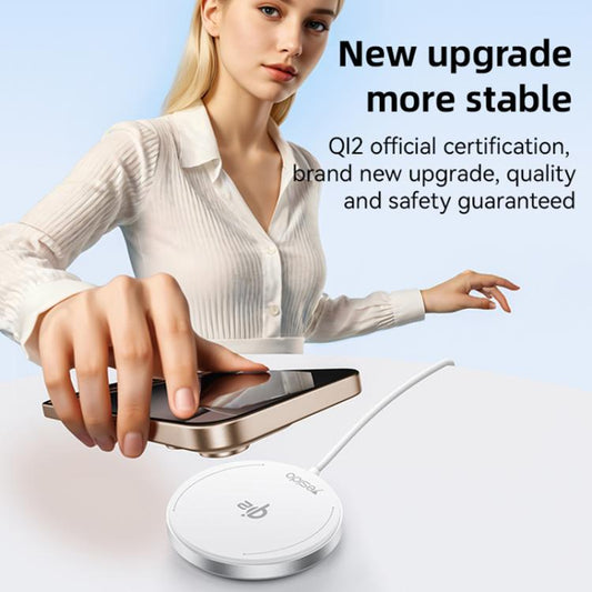 Yesido DS24 15W QI2.0 Desktop Magnetic Fast Charging Wireless Charger