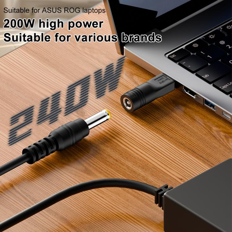 240W Laptop Charging Adapter, 7.4x0.6mm to ASUS Square Port, Lenovo Square Port to ASUS Square Port, 4.5x0.6mm to ASUS Square Port, 5.5x2.5mm to ASUS Square Port, 6.0x0.6mm to ASUS Square Port
