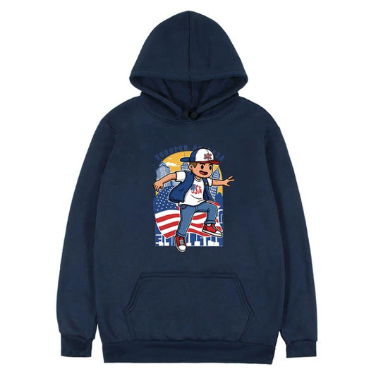 Sweat à Capuche Imprimé Polaire Garçon Impression À La Demande, XS, S, M, L, XL, XXL, XXXL