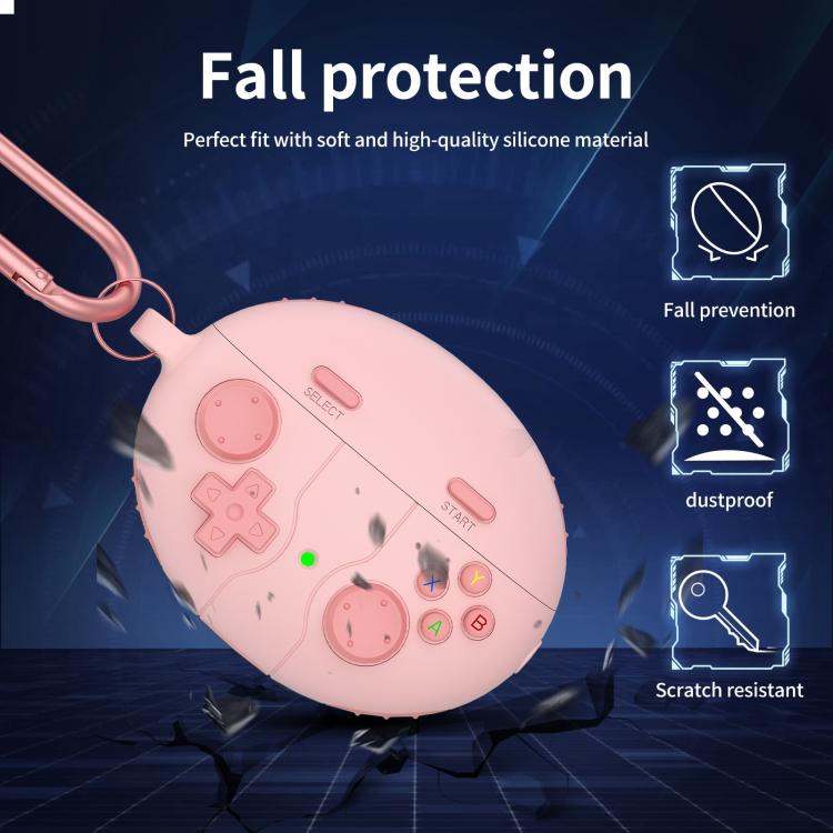 Retro Game Console Style Silicone Earbuds Case
