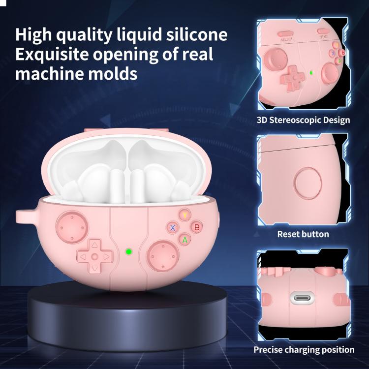 Retro Game Console Style Silicone Earbuds Case
