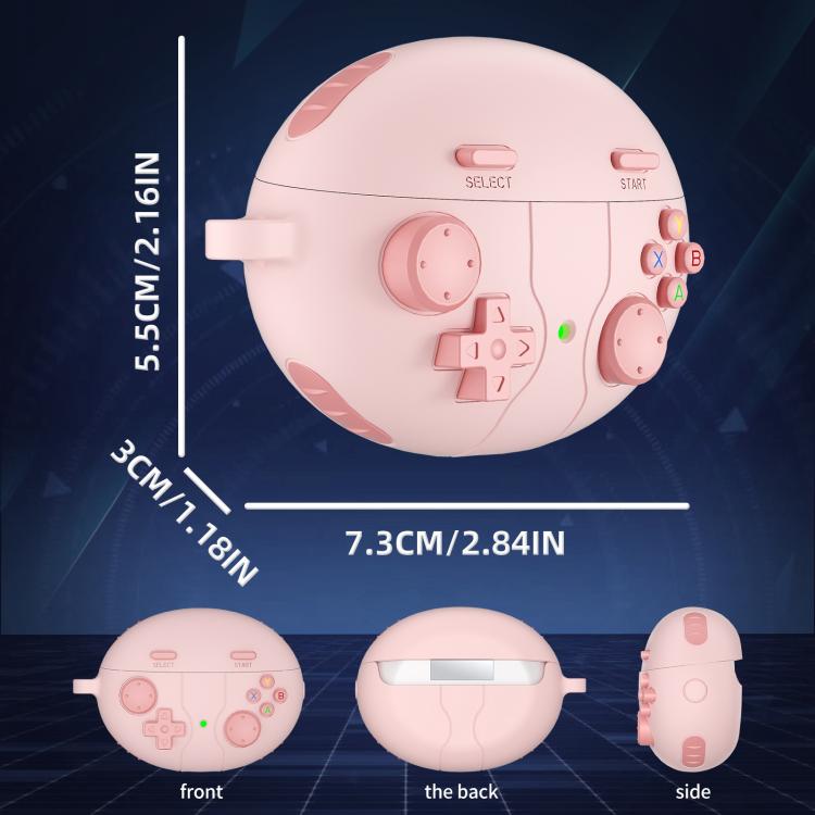 Retro Game Console Style Silicone Earbuds Case