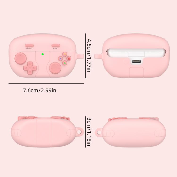 Retro Game Console Style Silicone Earbuds Case