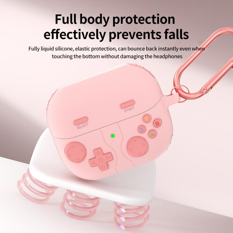 Retro Game Console Style Silicone Earbuds Case