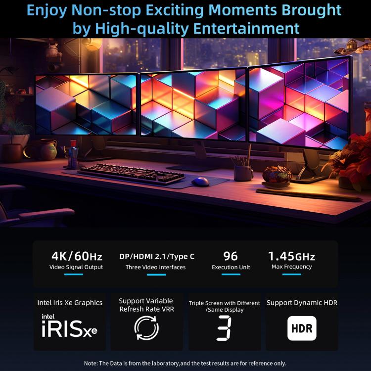 BMAX B9 Power Windows 11 Mini PC, Intel Core i9-12900H, Support 3 Monitors Output