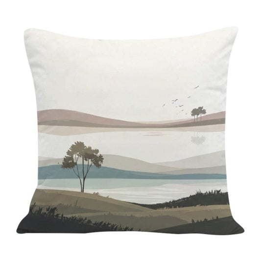 Scenery Printed Sofa Pillow With Core Print On Your Demand, 35x35cm, 40x40cm, 45x45cm, 50x50cm, 60x60cm