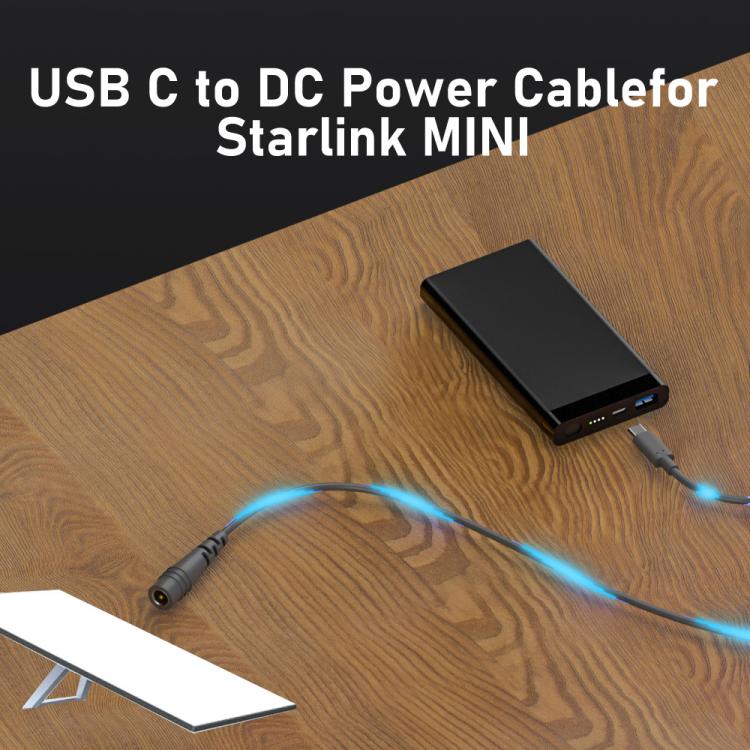 Type-C to DC 5.5x2.1mm 100W Computer Charging Adapter