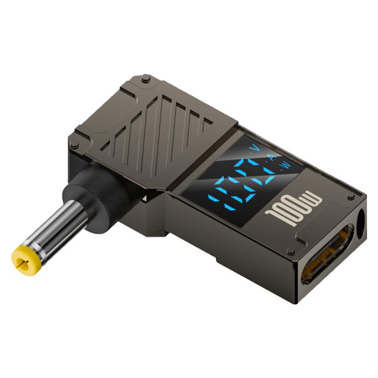 100W Computer Charging Digital Display Adapter, Type-C to DC4.0x1.7mm, Type-C to DC4.0x1.35mm, Type-C to DC4.0x1.7mm Center Groove, Type-C to DC3.0 x 1.1mm, Type-C to DC5.5x2.1mm, Type-C to DC6.0x0.6mm, Type-C to DC5.5x2.5mm, Type-C to DC5.5x1.7mm�����...