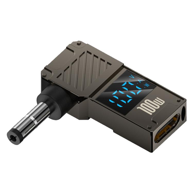 100W Computer Charging Digital Display Adapter, Type-C to DC4.0x1.7mm, Type-C to DC4.0x1.35mm, Type-C to DC4.0x1.7mm Center Groove, Type-C to DC3.0 x 1.1mm, Type-C to DC5.5x2.1mm, Type-C to DC6.0x0.6mm, Type-C to DC5.5x2.5mm, Type-C to DC5.5x1.7mm�����...