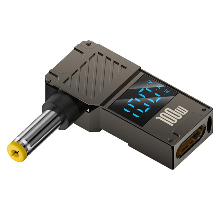100W Computer Charging Digital Display Adapter, Type-C to DC4.0x1.7mm, Type-C to DC4.0x1.35mm, Type-C to DC4.0x1.7mm Center Groove, Type-C to DC3.0 x 1.1mm, Type-C to DC5.5x2.1mm, Type-C to DC6.0x0.6mm, Type-C to DC5.5x2.5mm, Type-C to DC5.5x1.7mm�����...