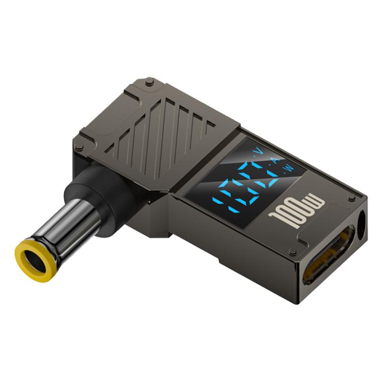 100W Computer Charging Digital Display Adapter, Type-C to DC4.0x1.7mm, Type-C to DC4.0x1.35mm, Type-C to DC4.0x1.7mm Center Groove, Type-C to DC3.0 x 1.1mm, Type-C to DC5.5x2.1mm, Type-C to DC6.0x0.6mm, Type-C to DC5.5x2.5mm, Type-C to DC5.5x1.7mm�����...