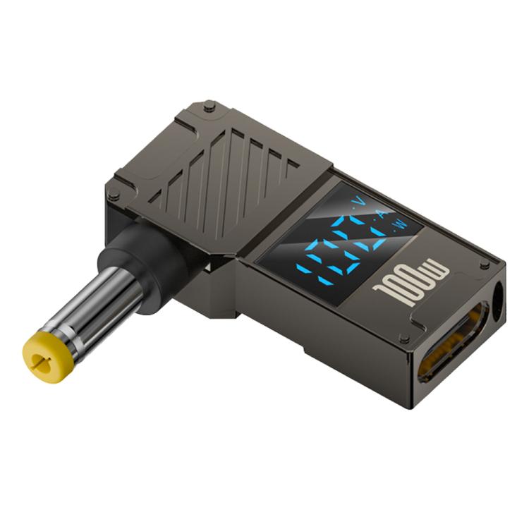 100W Computer Charging Digital Display Adapter, Type-C to DC4.0x1.7mm, Type-C to DC4.0x1.35mm, Type-C to DC4.0x1.7mm Center Groove, Type-C to DC3.0 x 1.1mm, Type-C to DC5.5x2.1mm, Type-C to DC6.0x0.6mm, Type-C to DC5.5x2.5mm, Type-C to DC5.5x1.7mm�����...