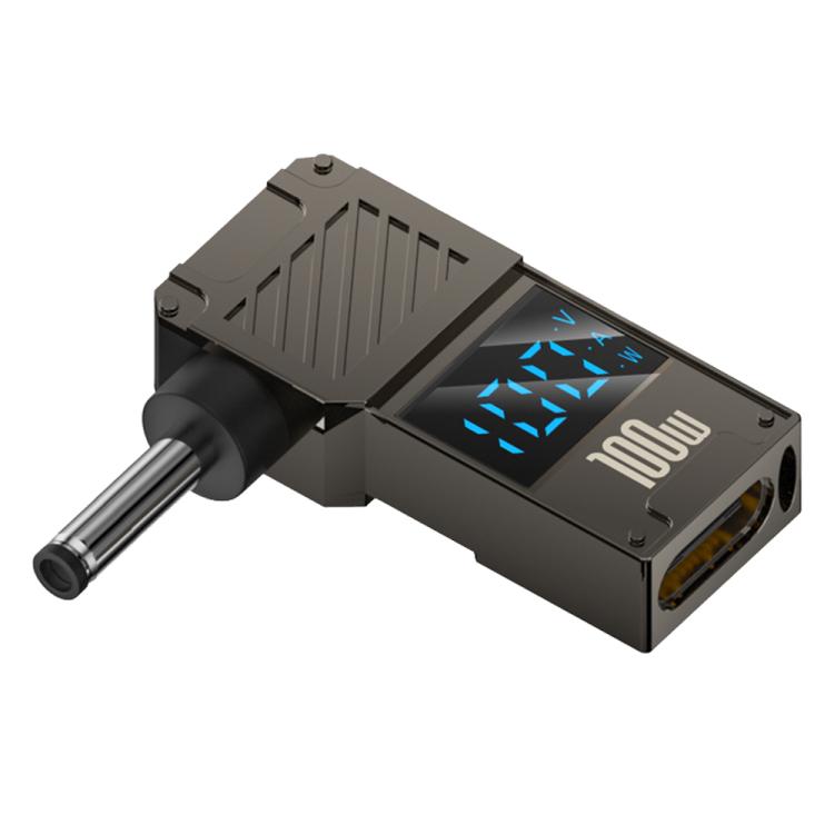 100W Computer Charging Digital Display Adapter, Type-C to DC4.0x1.7mm, Type-C to DC4.0x1.35mm, Type-C to DC4.0x1.7mm Center Groove, Type-C to DC3.0 x 1.1mm, Type-C to DC5.5x2.1mm, Type-C to DC6.0x0.6mm, Type-C to DC5.5x2.5mm, Type-C to DC5.5x1.7mm�����...