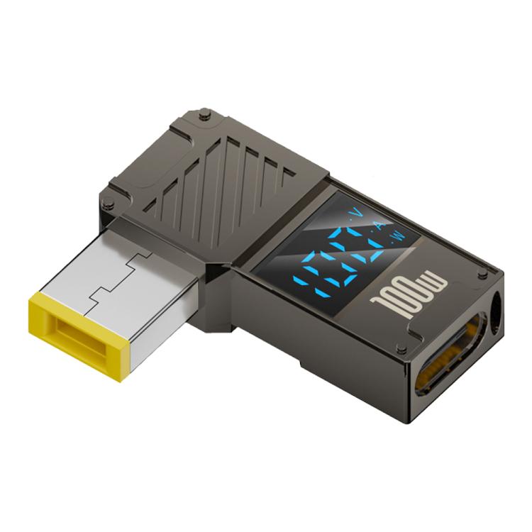 100W Computer Charging Digital Display Adapter, Type-C to DC4.0x1.7mm, Type-C to DC4.0x1.35mm, Type-C to DC4.0x1.7mm Center Groove, Type-C to DC3.0 x 1.1mm, Type-C to DC5.5x2.1mm, Type-C to DC6.0x0.6mm, Type-C to DC5.5x2.5mm, Type-C to DC5.5x1.7mm�����...