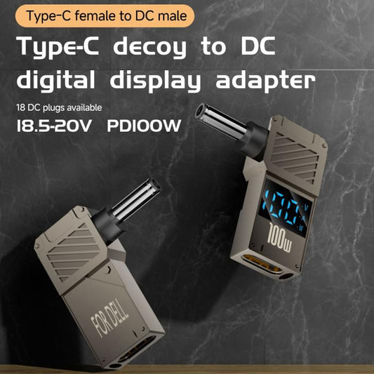 100W Computer Charging Digital Display Adapter