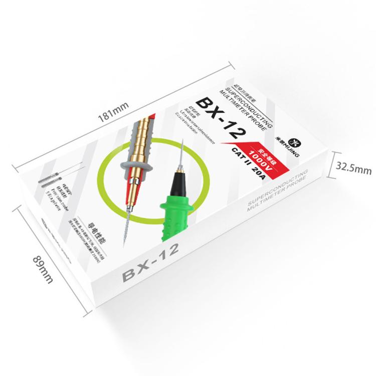 Mijing BX-12 2000V / 20A Multifunctional Stainless Steel Superconducting Multimeter Probe, Mijing BX-12