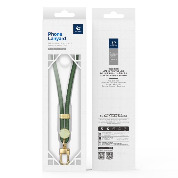 DUX DUCIS Garden Series Tile Pattern Adjustable Short Phone Lanyard