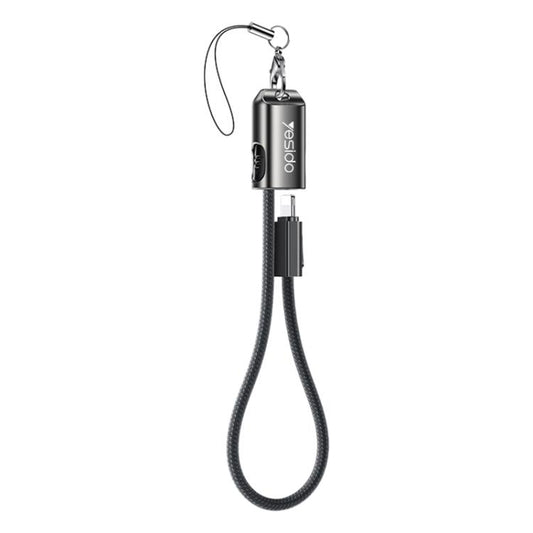 Yesido CA178 Portable Strip PD27W Type-C to 8 Pin Zinc Alloy Data Cable, Length: 20cm