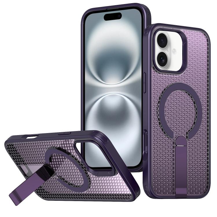 Honeycomb Cooling MagSafe Holder Phone Case