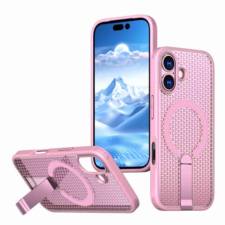 Honeycomb Cooling MagSafe Holder Phone Case