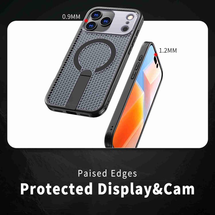 Honeycomb Cooling MagSafe Holder Phone Case