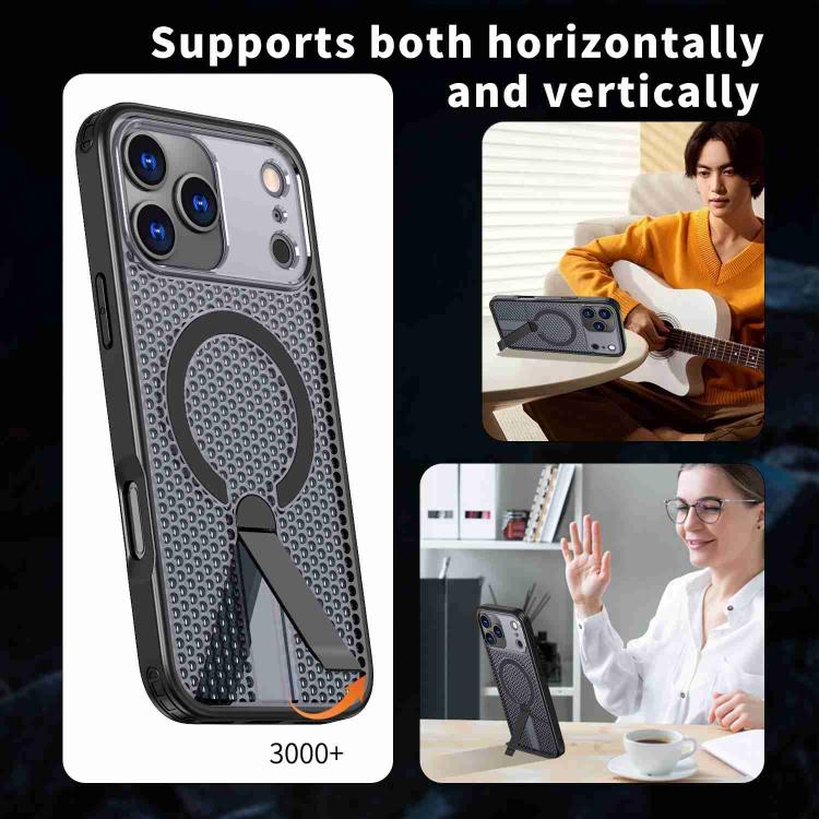 Honeycomb Cooling MagSafe Holder Phone Case